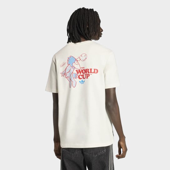 Camiseta Adidas Mascote Footix Copa Do Mundo Da Fifa 1998 Masculina