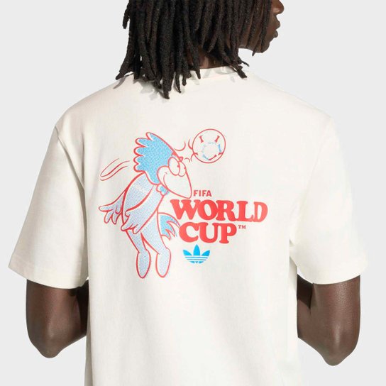 Camiseta Adidas Mascote Footix Copa Do Mundo Da Fifa 1998 Masculina