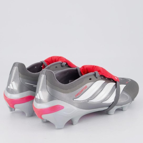 Chuteira Adidas Predator League Campo Cinza