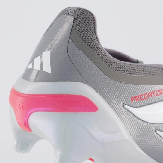 Chuteira Adidas Predator League Campo Cinza
