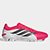 Chuteira Campo Adidas Predator League Unissex - Branco+Rosa