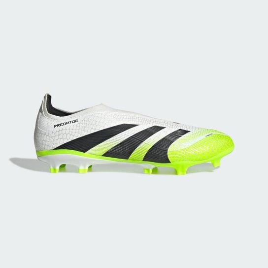Chuteira Campo Adidas Sem Cadarços Predator League Firm/Multi-Ground Unissex