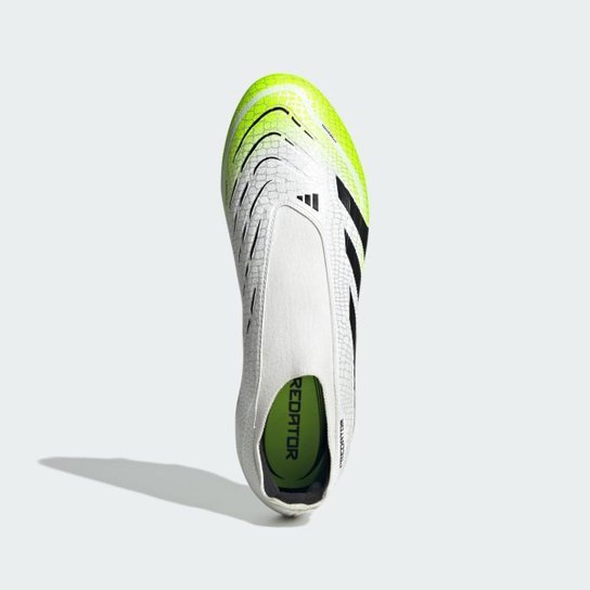 Chuteira Campo Adidas Sem Cadarços Predator League Firm/Multi-Ground Unissex
