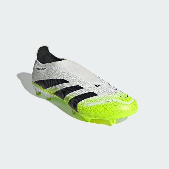 Chuteira Campo Adidas Sem Cadarços Predator League Firm/Multi-Ground Unissex