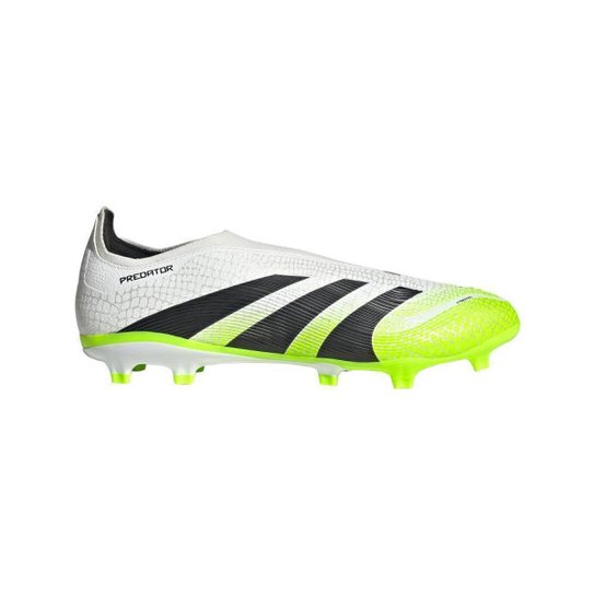 Chuteira Campo Adidas Sem Cadarços Predator League Firm/Multi-Ground Unissex