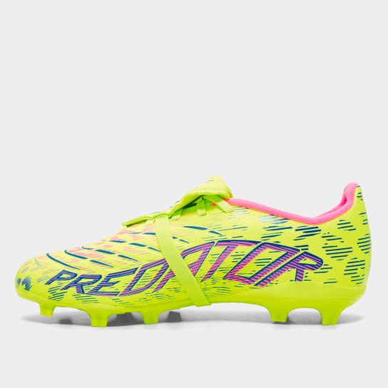 Chuteira Campo Infantil Adidas Predator League Língua Dobrável