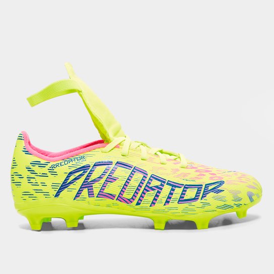 Chuteira Campo Infantil Adidas Predator League Língua Dobrável