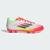 Chuteira F50 League Firm/Multi-Ground Infantil Adidas - Branco+Amarelo
