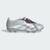 Chuteira Infantil Campo Adidas Predator League JB Fold-Over Tongue Firm/Multi-Ground - Prata+Vinho