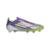 Chuteira Sem Cadarços F50 Elite Campo Adidas - Roxo+Branco