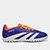 Chuteira Society Infantil Adidas Predator 24 Club Low - Azul+Branco