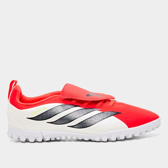 Chuteira Society Infantil Adidas Predator Club Língua Dobrável