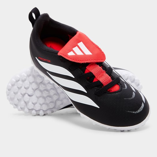 Chuteira Society Infantil Adidas Predator Club Língua Dobrável