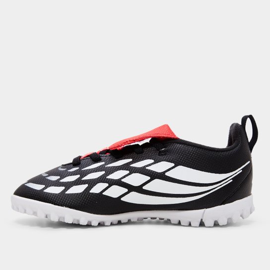 Chuteira Society Infantil Adidas Predator Club Língua Dobrável