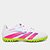 Chuteira Society Infantil Adidas Predator Club - Branco+Rosa