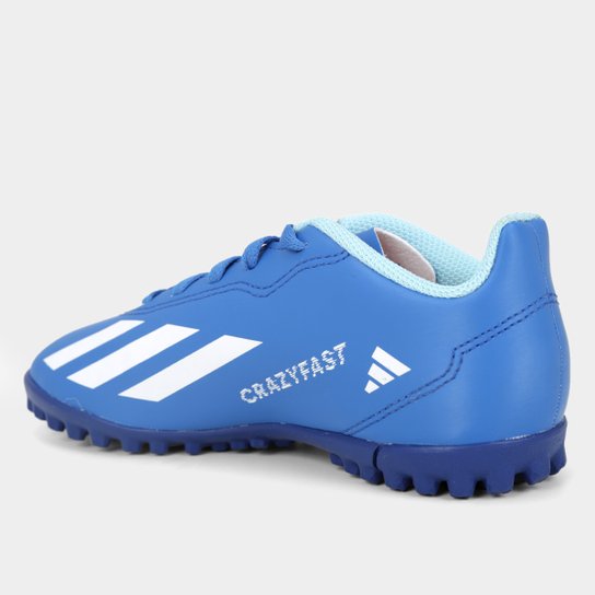 Chuteira Society Infantil Adidas X Crazyfast P4 Unissex