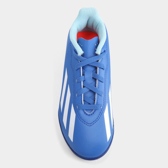 Chuteira Society Infantil Adidas X Crazyfast P4 Unissex