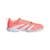 Chuteiras Predator League Society sem cadarço infantil Adidas - Laranja+Branco